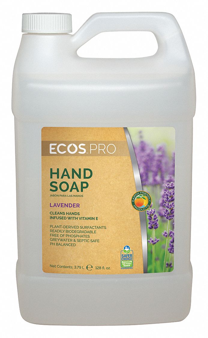 ECOS PRO Lavender Liquid Hand Soap, 1 gal. Jug, Universal, 1 EA