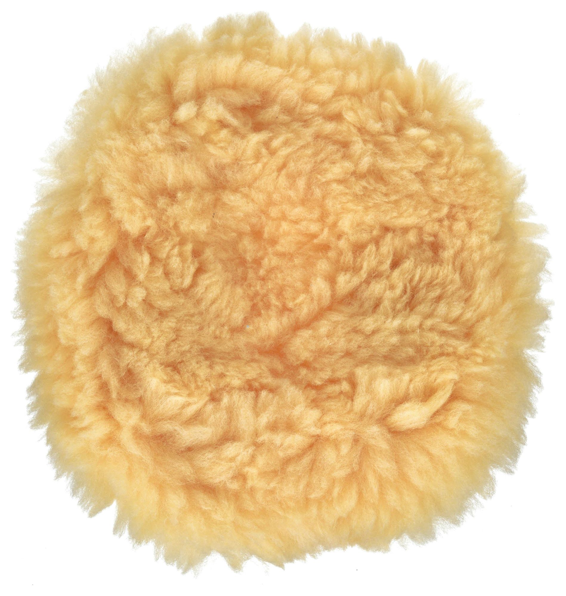 Carrand Polishing 5 to 6 In., Wool Synthetic Wool Buff And