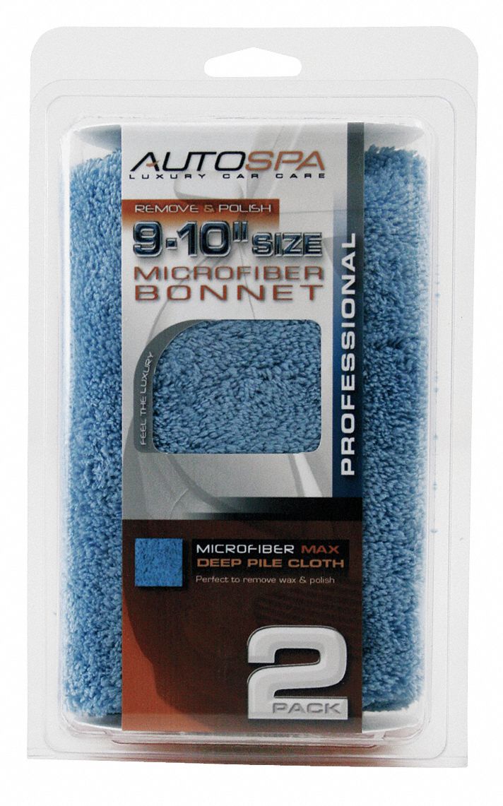 CARRAND Polishing Microfiber, Removes Wax & Polish, 2 PK