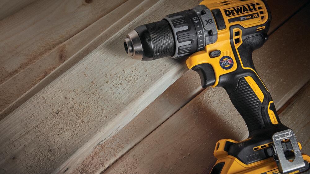 DEWALT Drill: 20V DC, Compact Premium, 1/2 in Chuck, 2,000 RPM Max