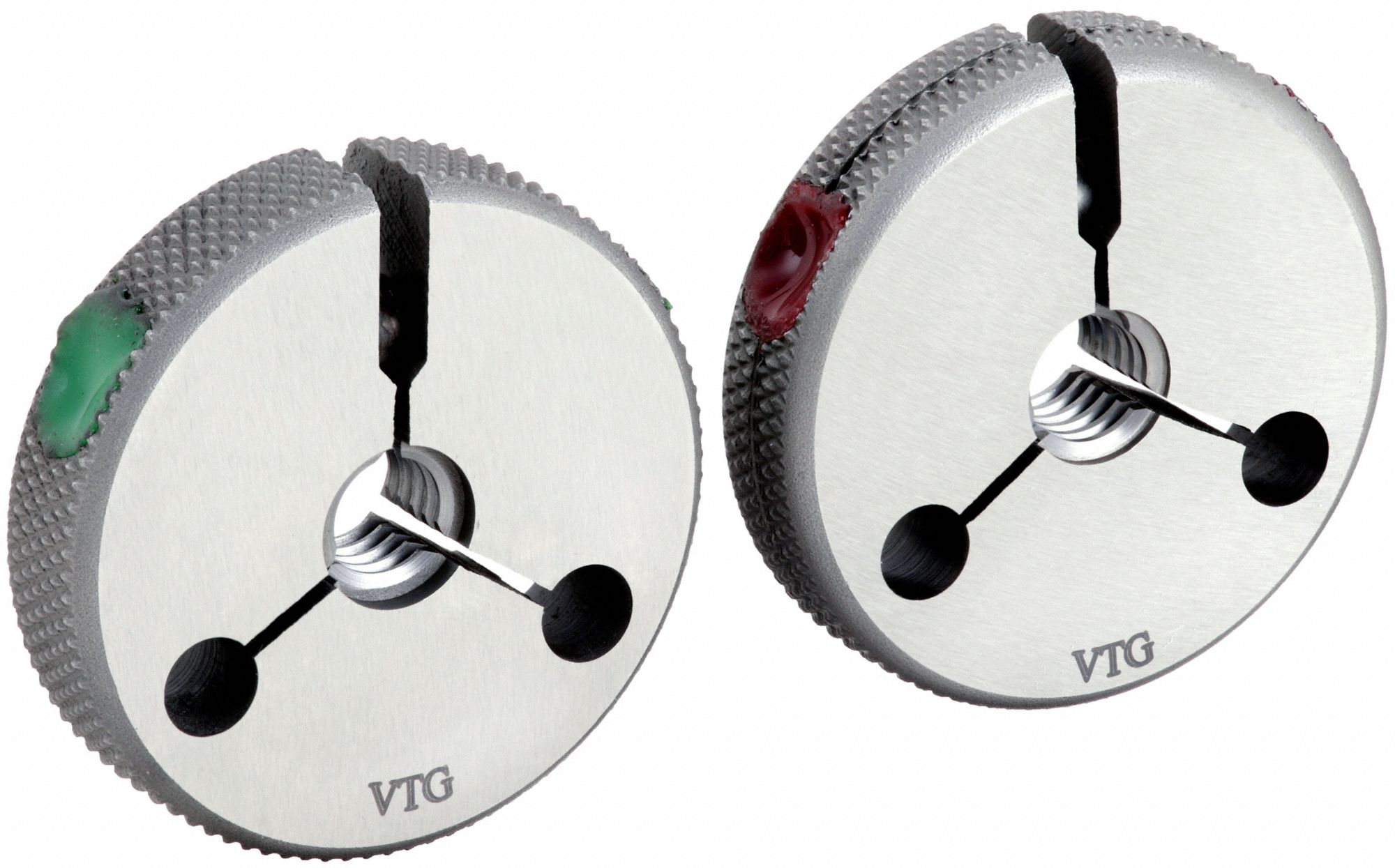 VERMONT GAGE, 3/8"16 Thread Size, Go/NoGo (Plus/Minus), Threaded Ring