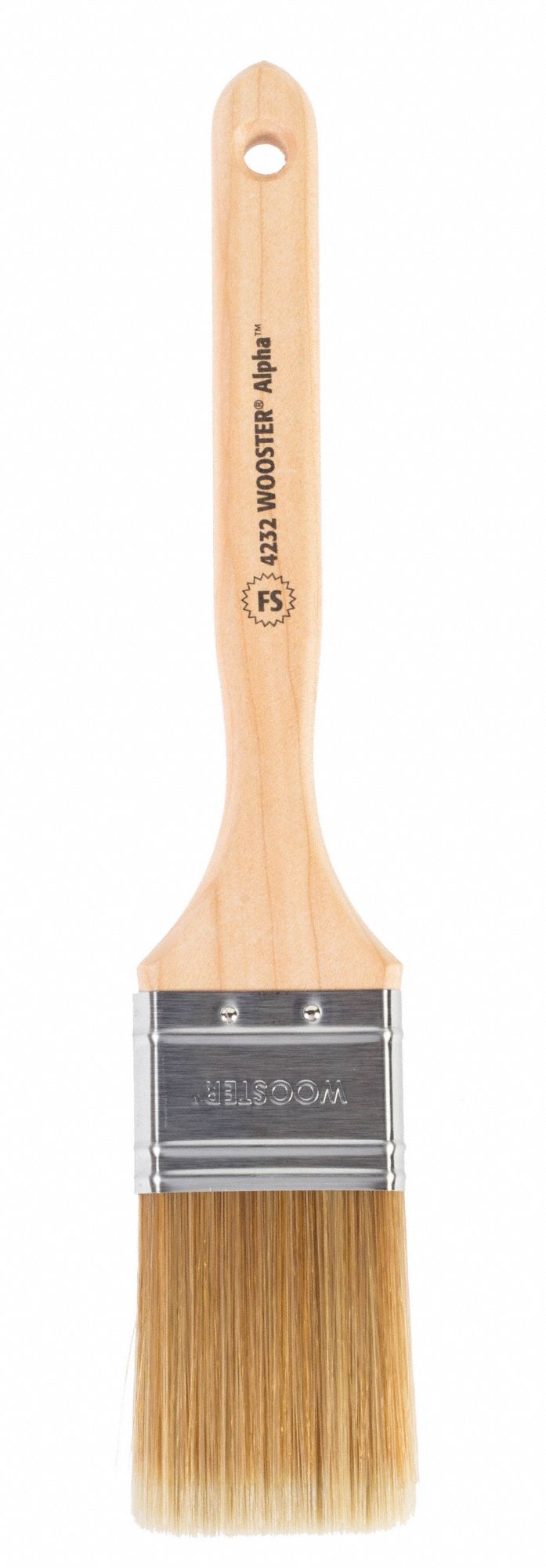 WOOSTER 2 in Flat Sash Synthetic Bristle Paint Brush, Firm, for All