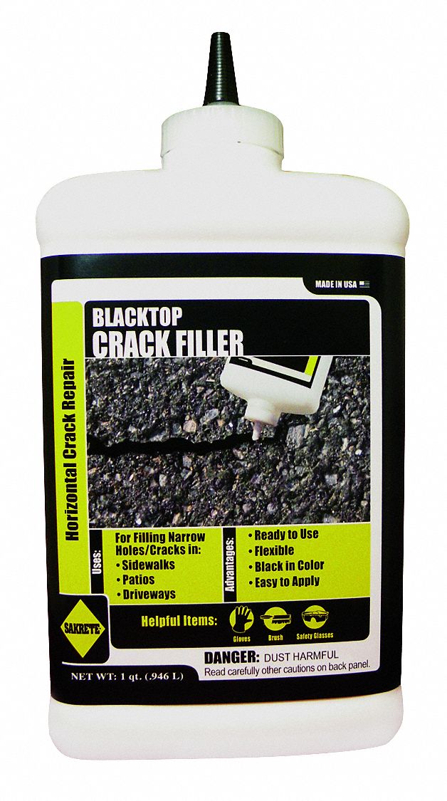 SAKRETE, Concrete Crack Filler, Black, Crack Filler 39UV47120041