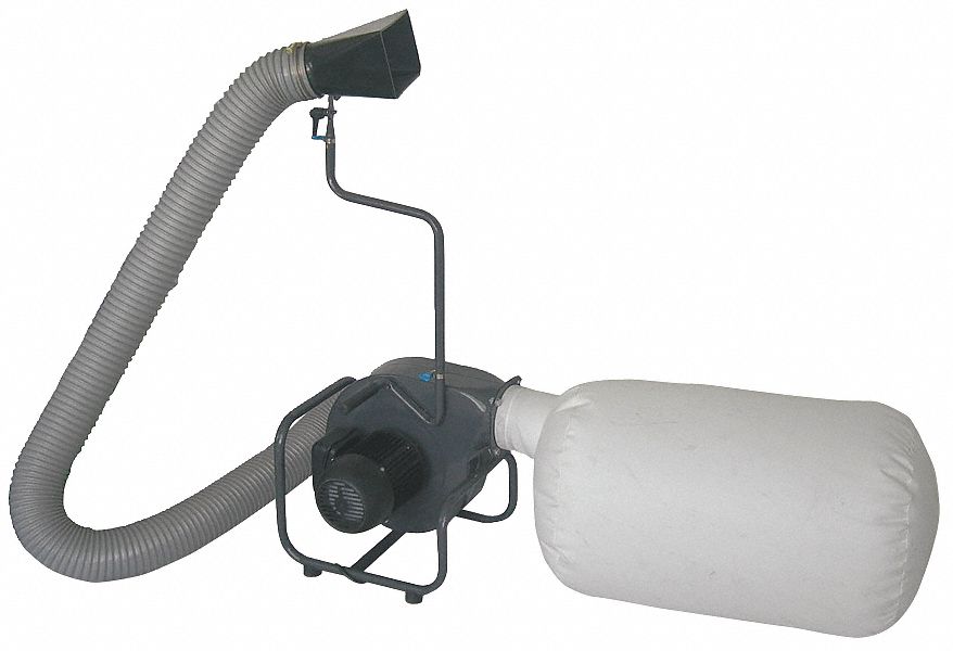 DAYTON Portable Dust Collector, 3/4 HP, 115/230V 3AA303AA30 Grainger