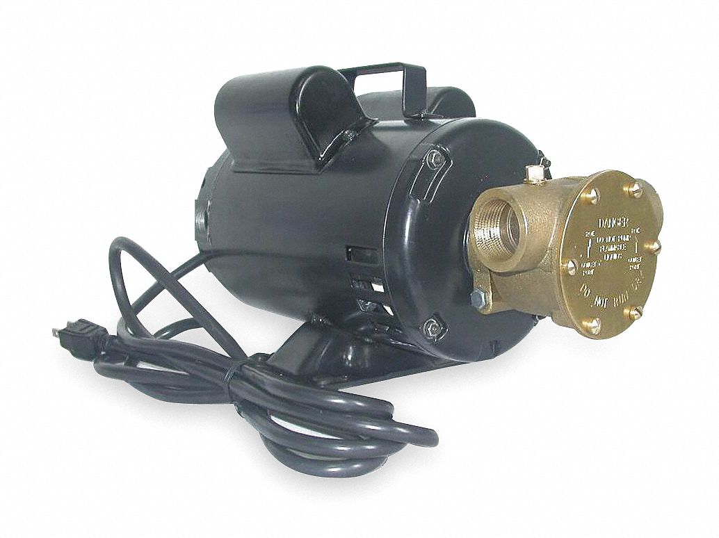 DAYTON, 115 to 230V AC, 86 ft of head Max head, Pump 3ACC13ACC1