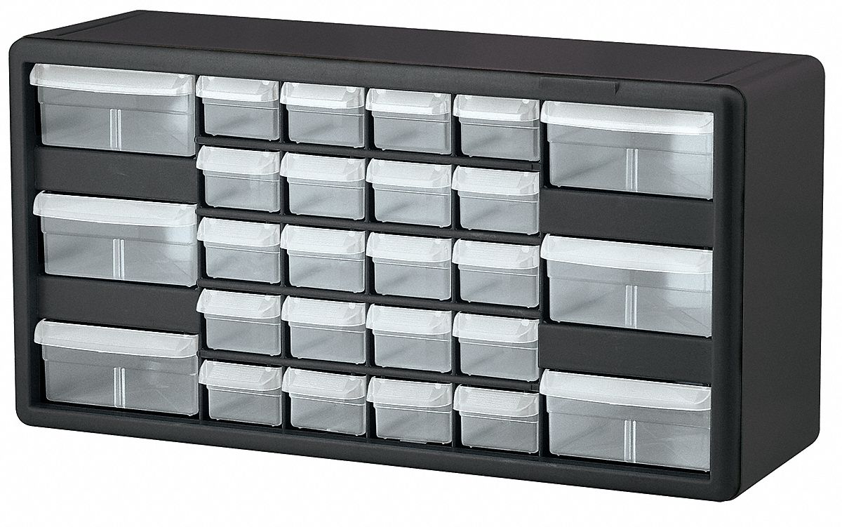 AKROMILS Polystyrene Drawer Bin 20"W x 61/4"D x 101/4"H, 26