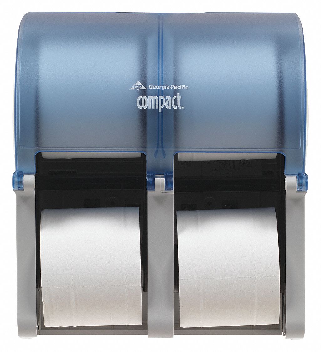 Toilet Paper Dispenser, Compact(R), Blue, Coreless, (4