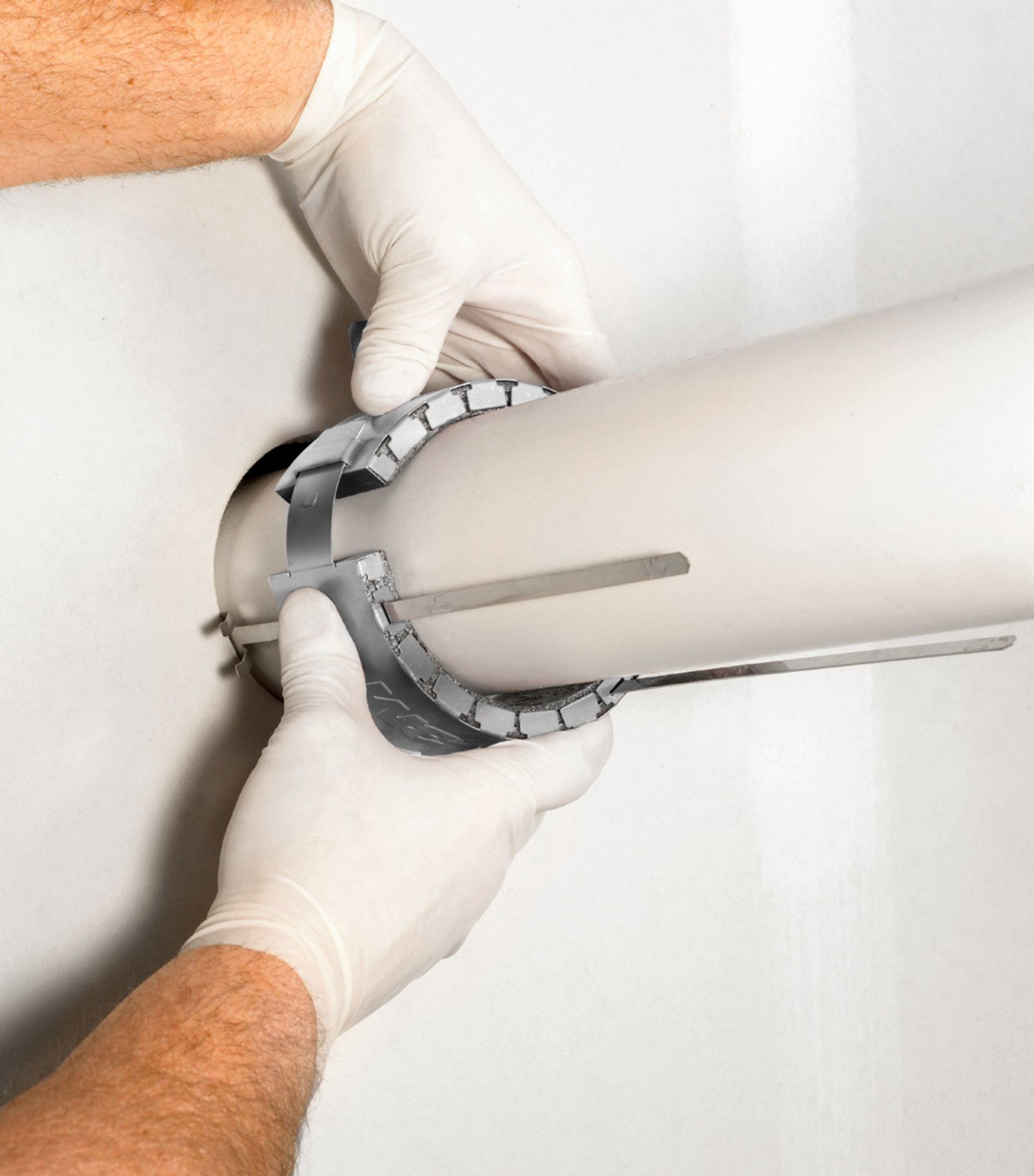 3M Pipe Collar, Plastic Pipe Application, Up to 3 hr Fire Rating