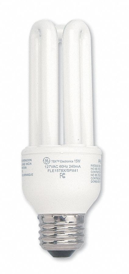 GE Lámpara Fluorescente Compacta, 20 Watts, Forma del Bulbo T19, Color