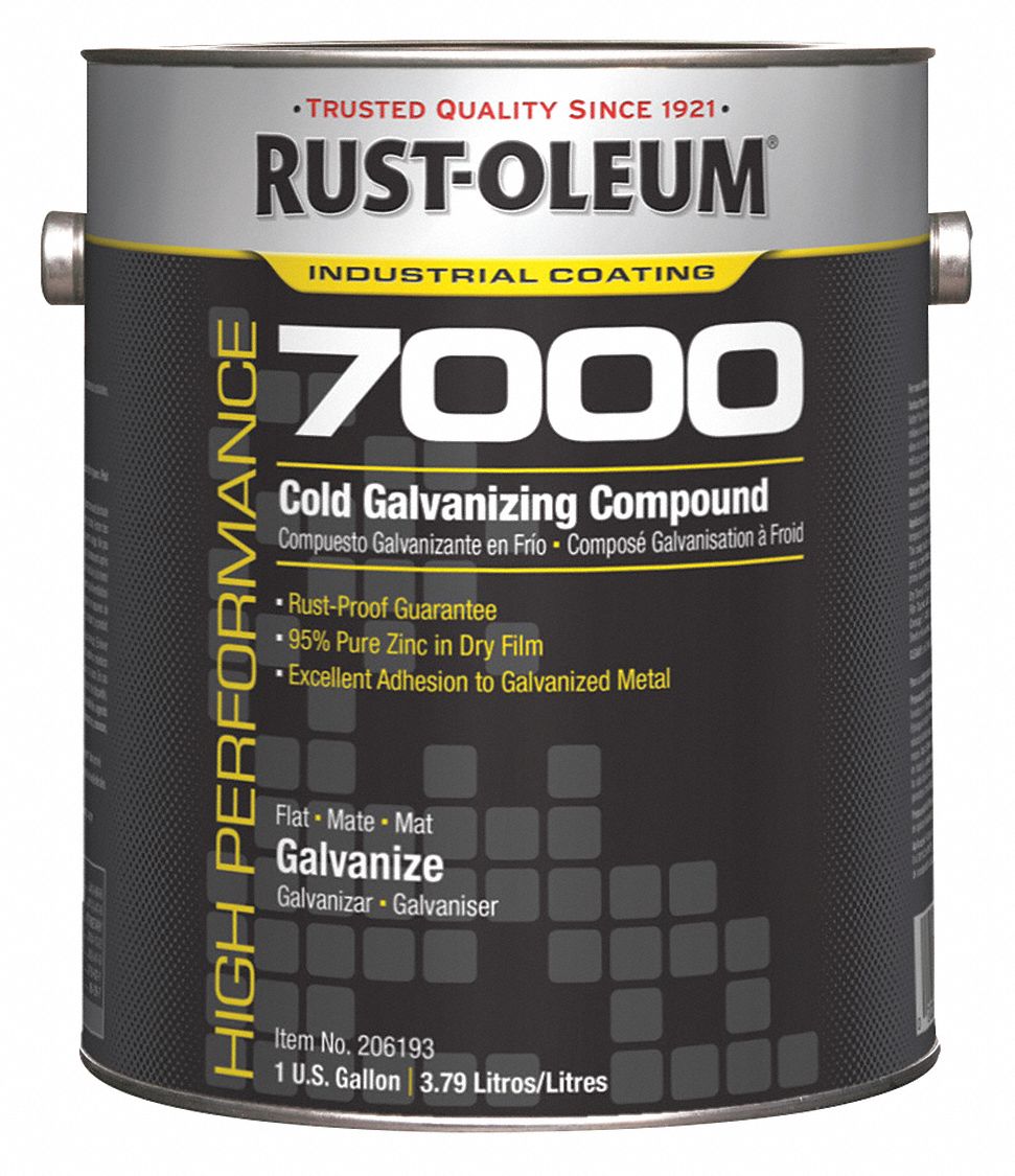 RUSTOLEUM 206193 Cold Galvanizing Compound,Gray,1 gal. 20066117412 eBay