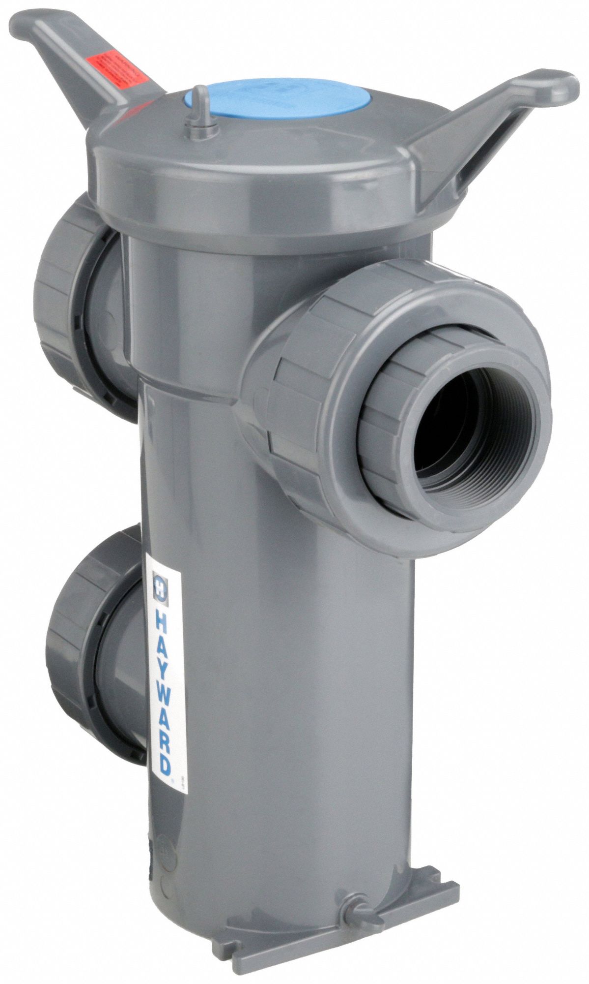 HAYWARD Basket Strainer PVC, Single, NPT, 3 in, 0.1250 in, 125 psi
