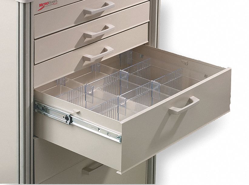 METRO Drawer Divider Kit for Medical Carts 3CWE9MBC116 Grainger