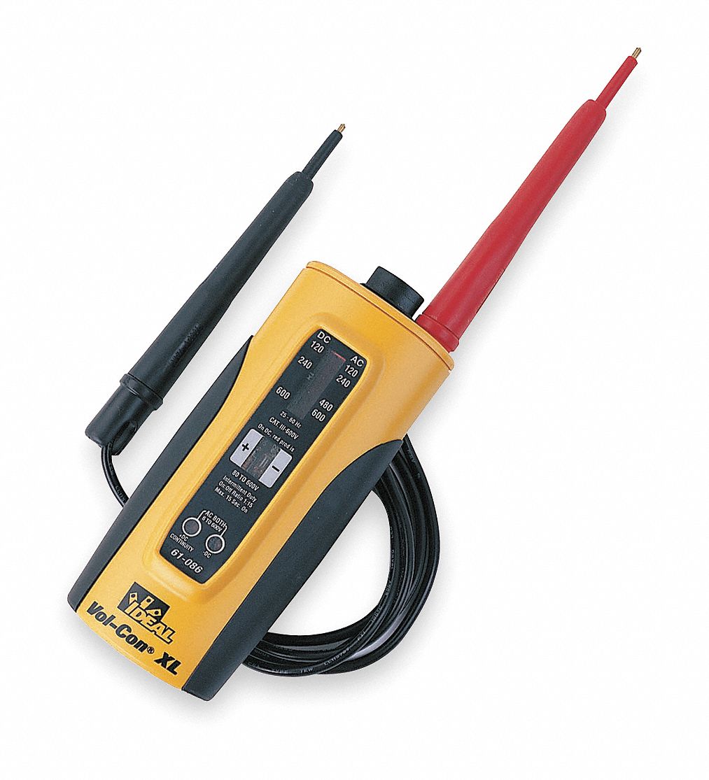 Voltage,Continuity Tester,600VAC,600VDC Grainger