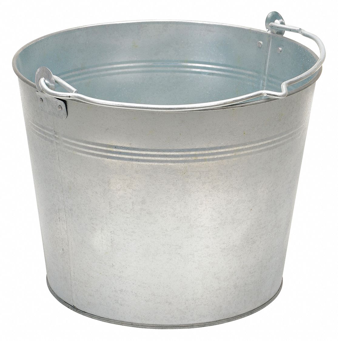 GRAINGER APPROVED Bucket 3.3 gal, Open Head, 12 3/4 in, 9 7/8 in