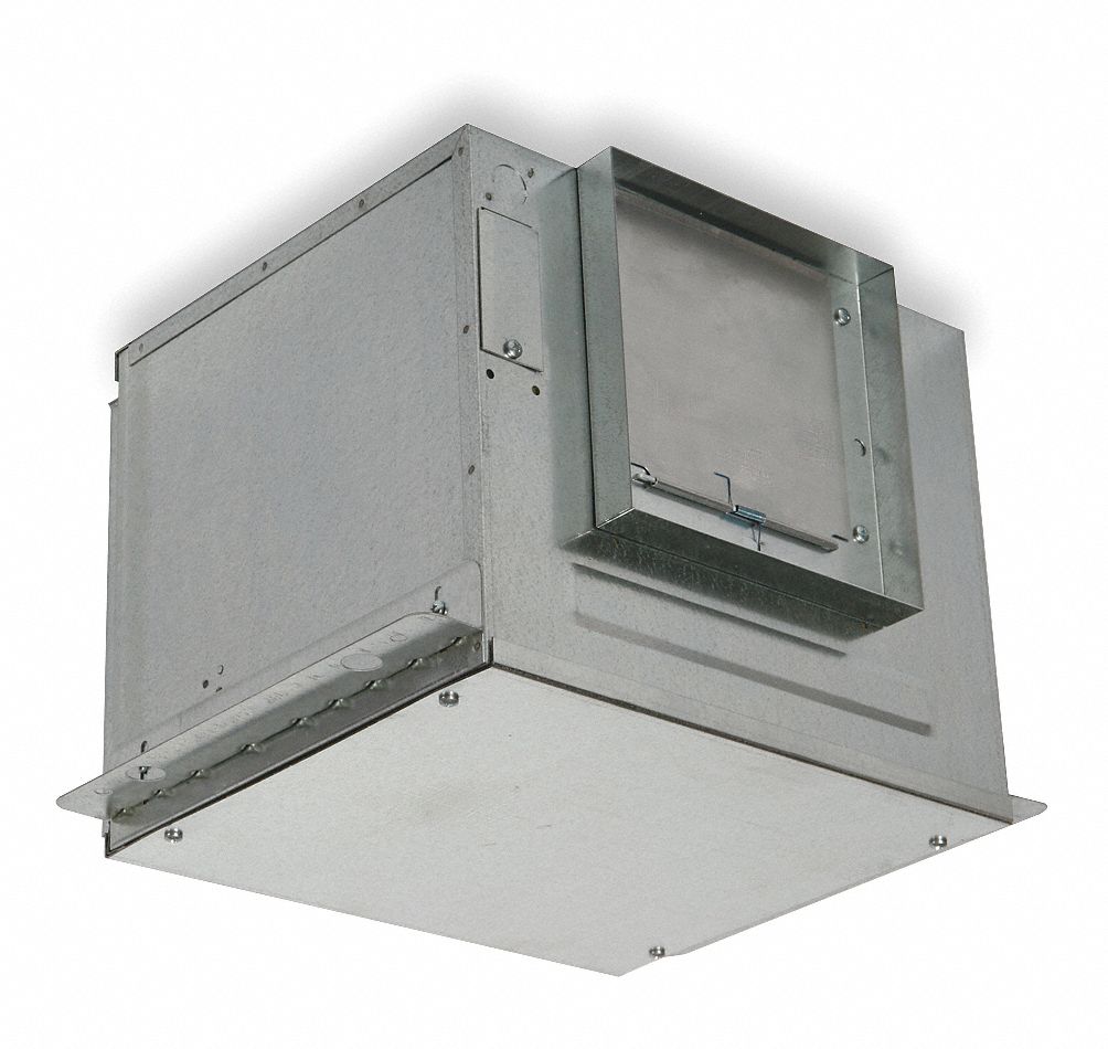 514 cfm 0.100 in SP, Square Duct, InLine Ceiling Exhaust Fan