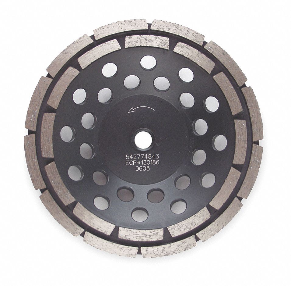 HUSQVARNA Segment Cup Grinding Wheel 4 in Abrasive Wheel Dia, 15,000
