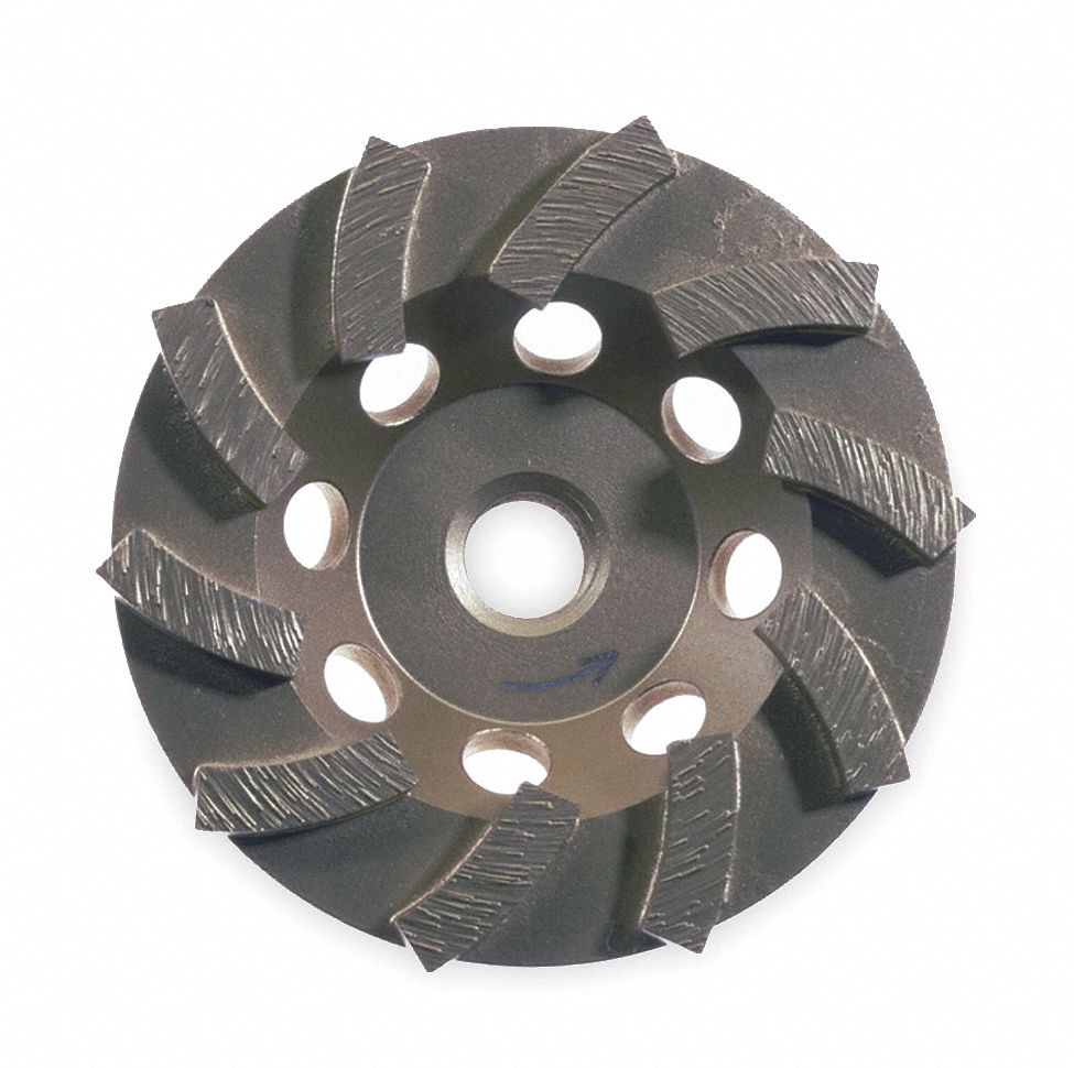 HUSQVARNA Segment Cup Grinding Wheel 5 in Abrasive Wheel Dia, 12,000