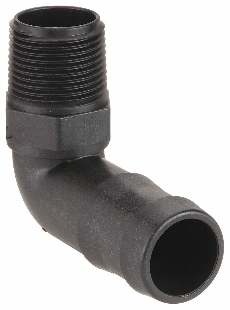 BANJO, For 1 1/2 in Hose I.D., Hose Barb x NPT, Barbed Hose Fitting