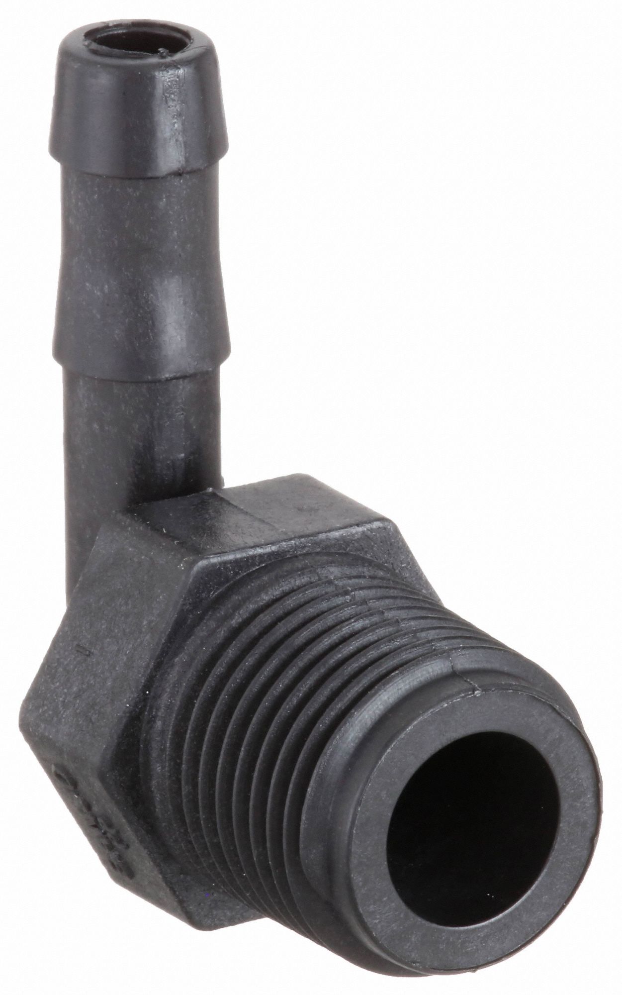 BANJO Barbed Hose Fitting For 3/8 in Hose I.D., Hose Barb x NPT, 3/8
