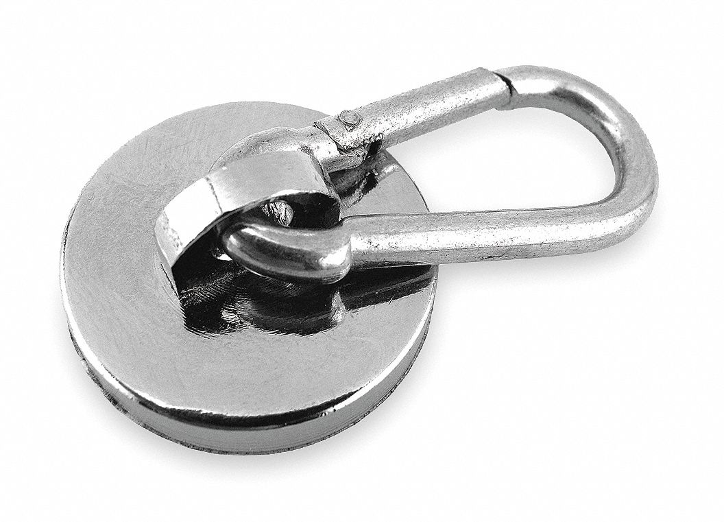 GRAINGER APPROVED Utility Hook, 1 Hook(s), Neodymium, 1 EA