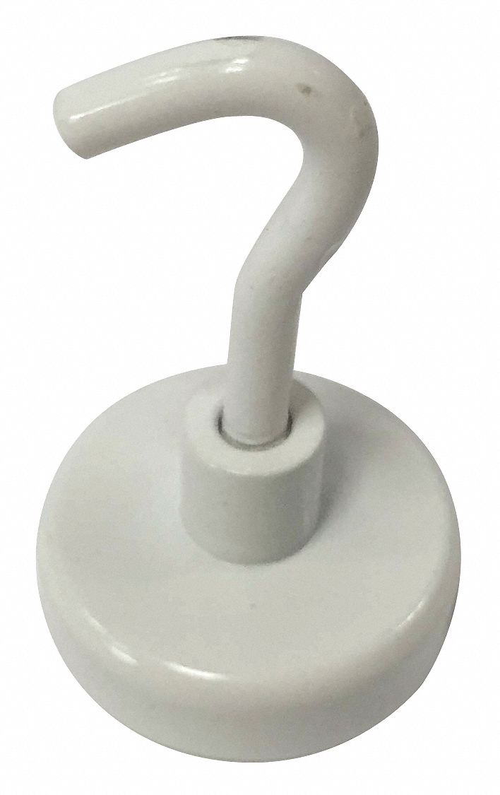 GRAINGER APPROVED Hook 1 Hooks, Ceramic, Painted, 9 lb
