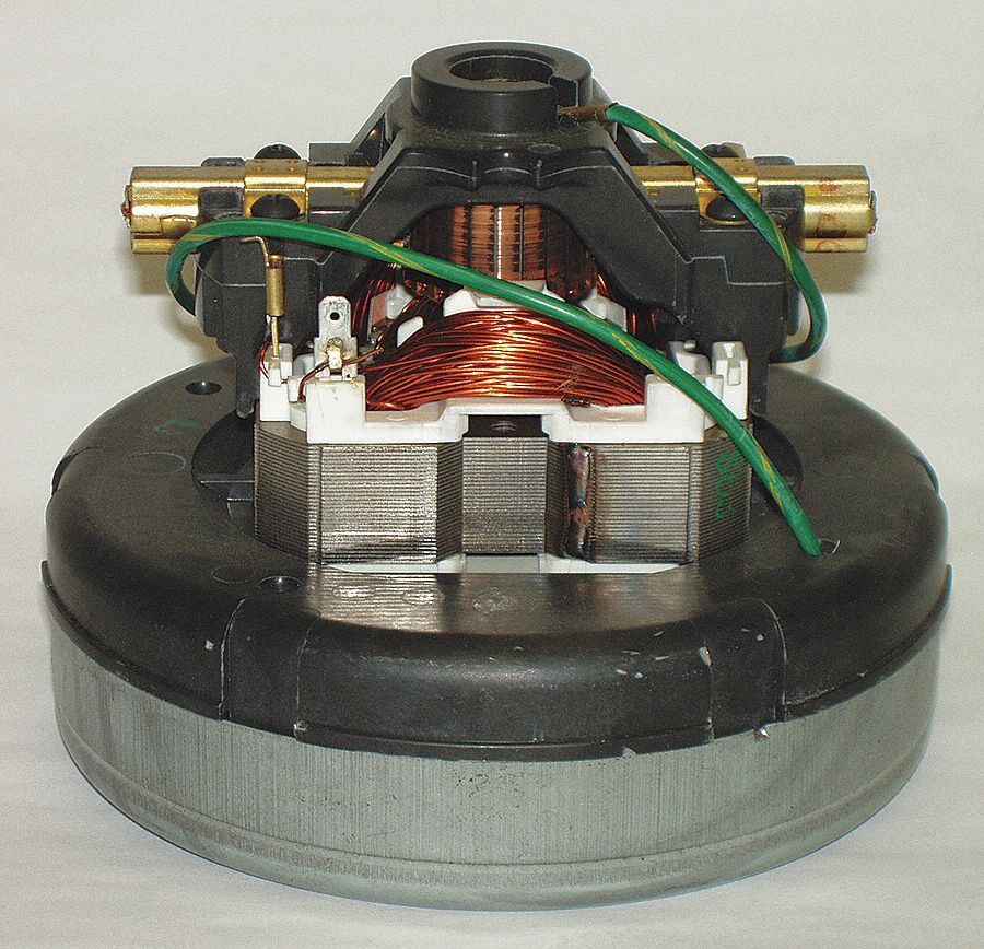 AMETEK LAMB Vacuum Motor, Thru-Flow Discharge, Body Dia. 5.7 in