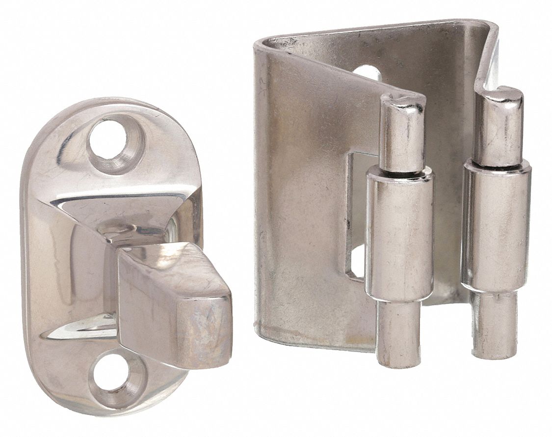 Wall, Stainless Steel, Automatic Door Holder 3EHX23EHX2 Grainger