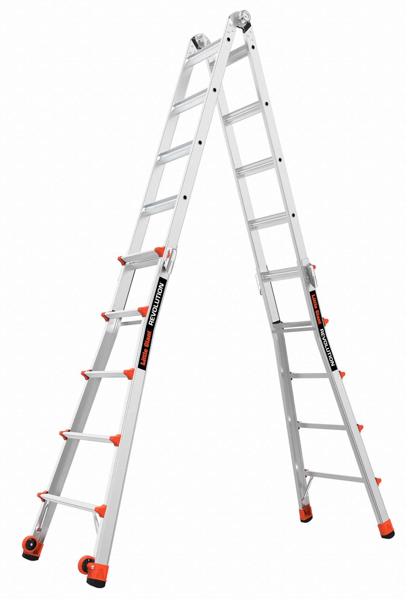 LITTLE GIANT 22 ft Aluminum Multipurpose Ladder, 300 lb Load Capacity