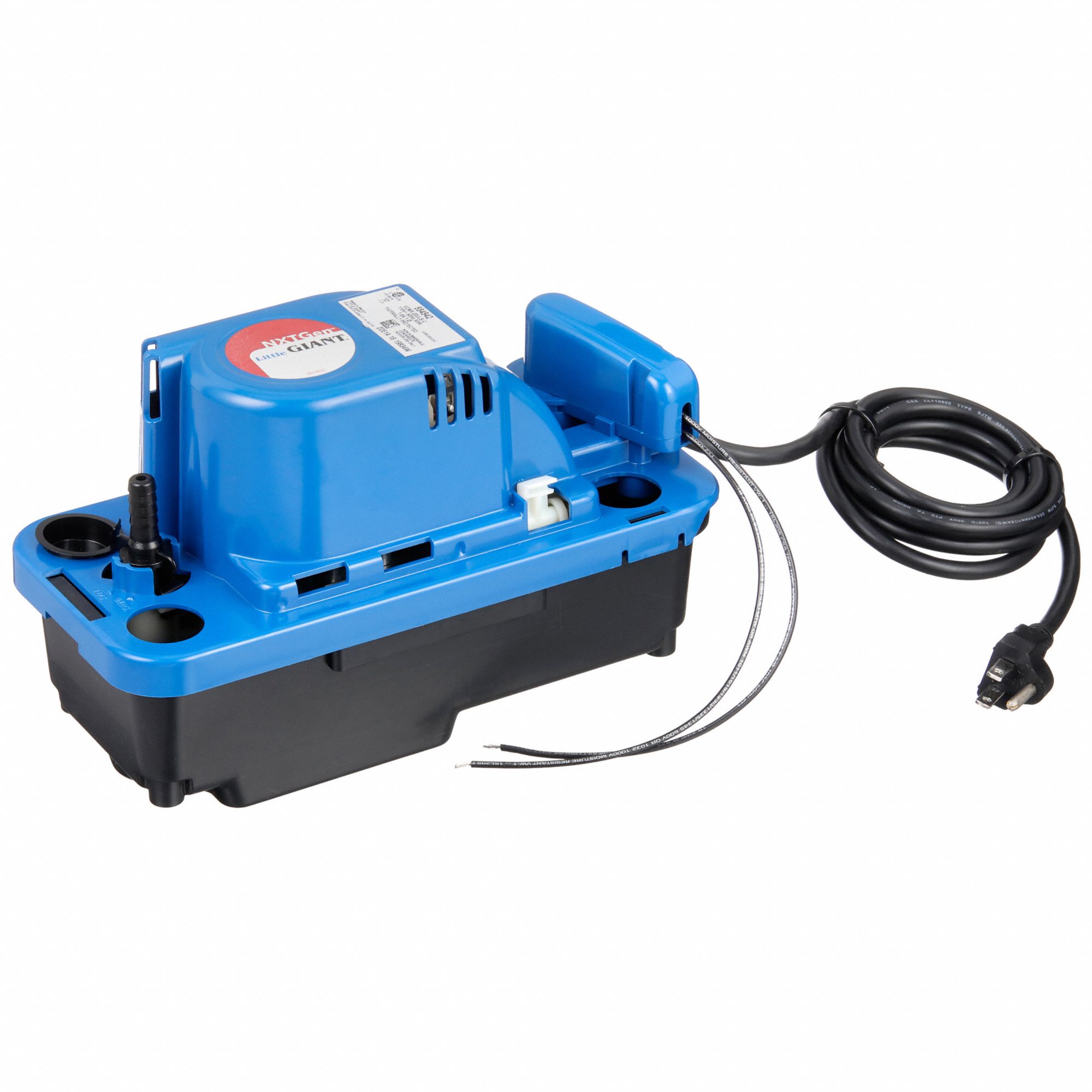 LITTLE GIANT, Std, 1/2 gal Tank, Condensate Removal Pump 3EUD6554542