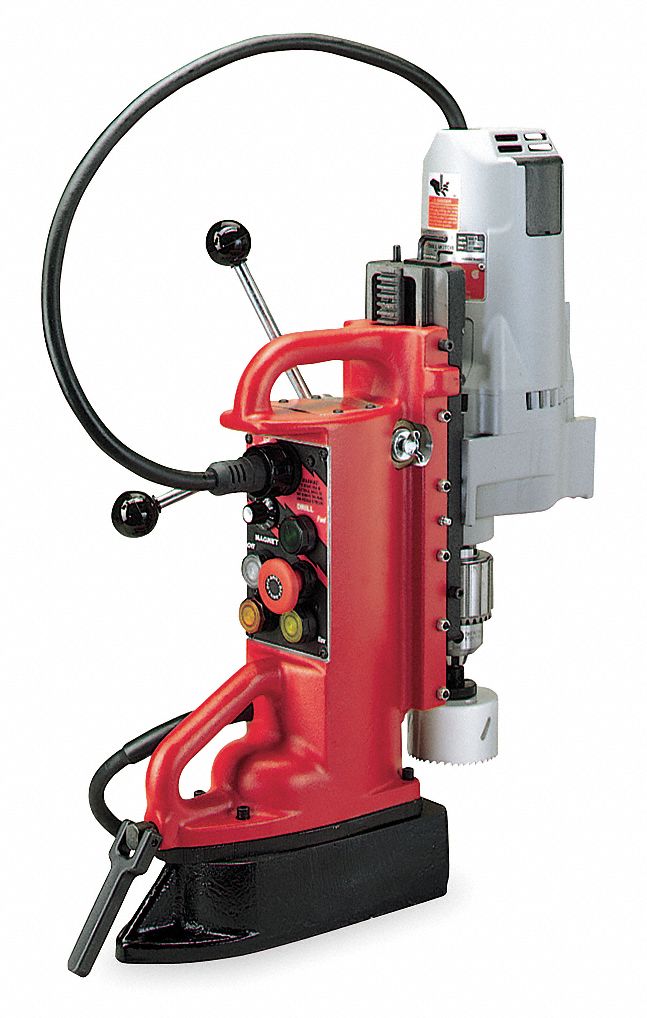 MILWAUKEE Drill Press, 120V AC, 3/4 in Capacity Steel, 0350