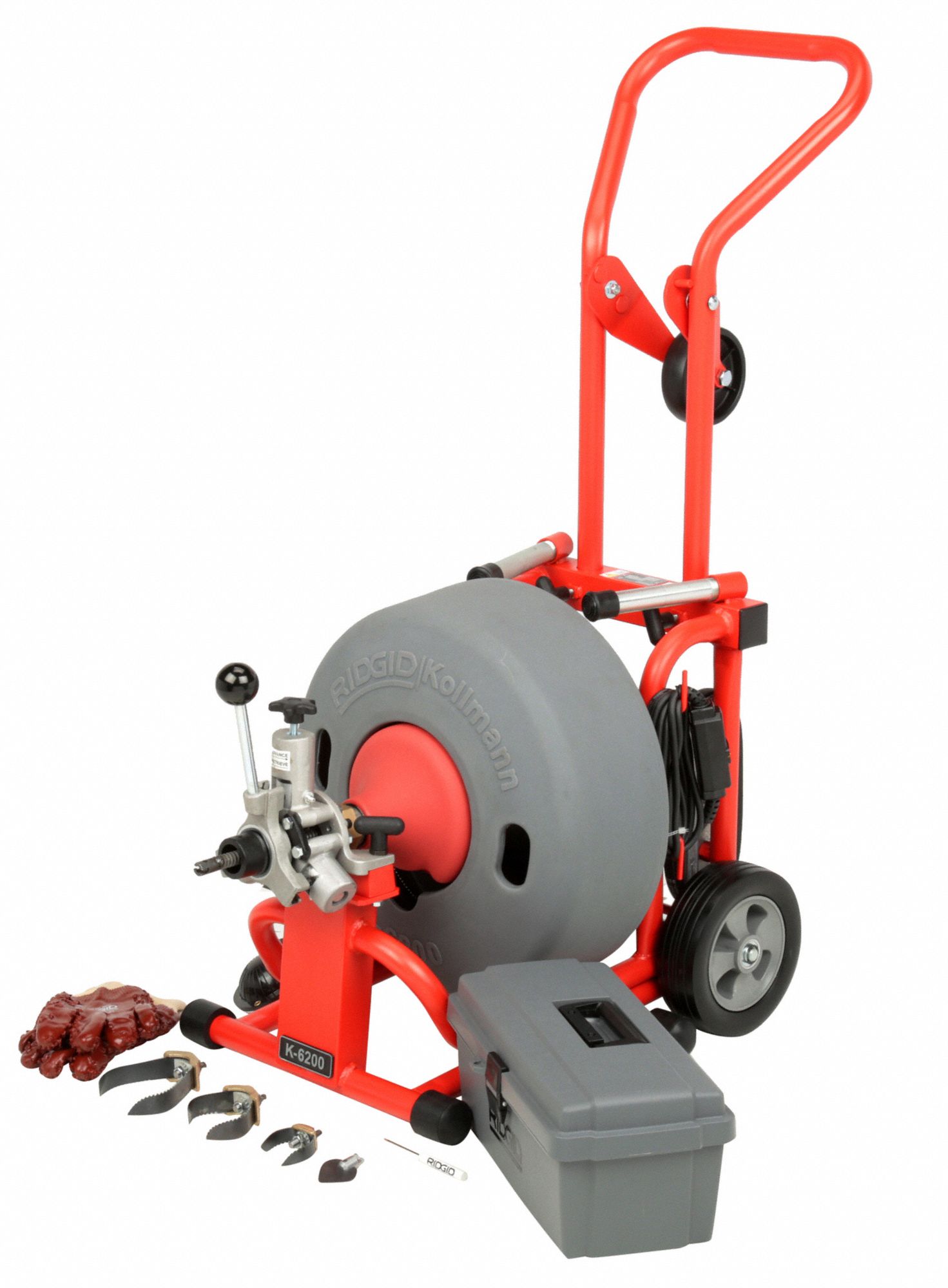 RIDGID Drain Cleaning Machine, Drain Line I.D. Size Range 3 in to 6 in