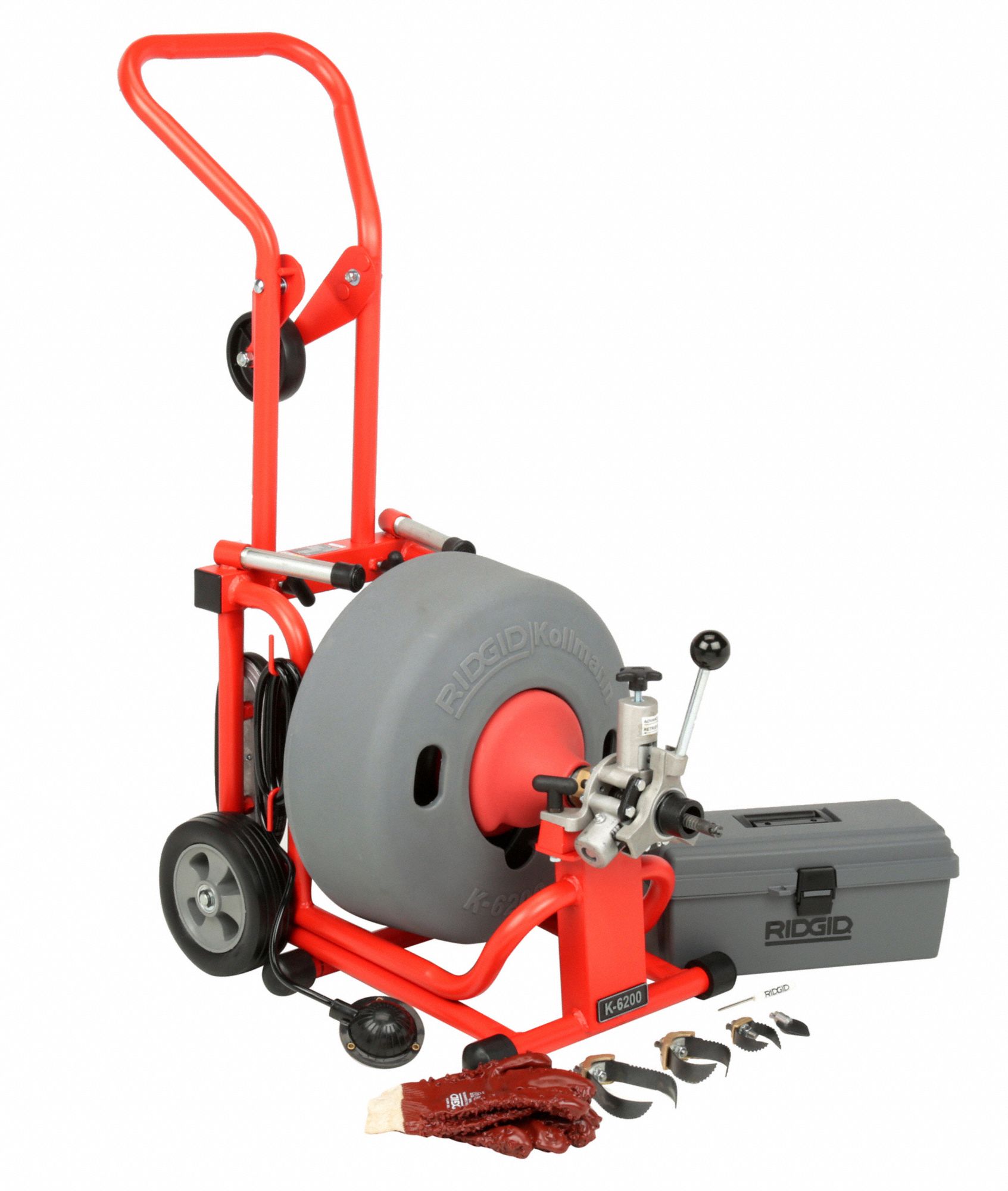 RIDGID Drain Cleaning Machine, Drain Line I.D. Size Range 3 in to 6 in