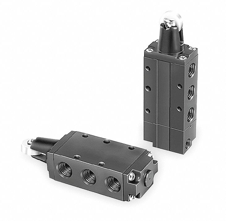 Parker 520A11000 Parker 1/4" Manual Air Control Valve with 4Way, 2