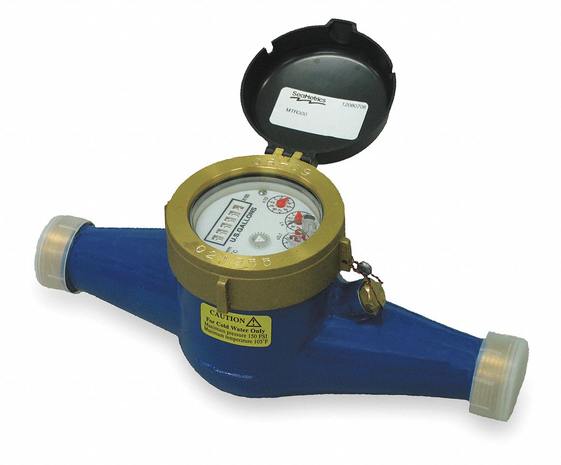 PULSAFEEDER 0.75 to 50 gpm Inline Mechanical Flowmeter 22UM69MTR300