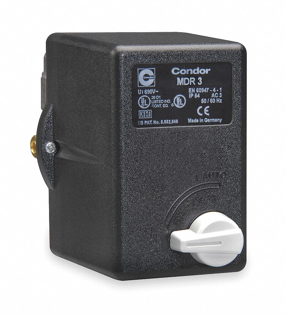 CONDOR USA, INC, Diaphragm Actuator, Std, Pressure Switch - 3FWE9