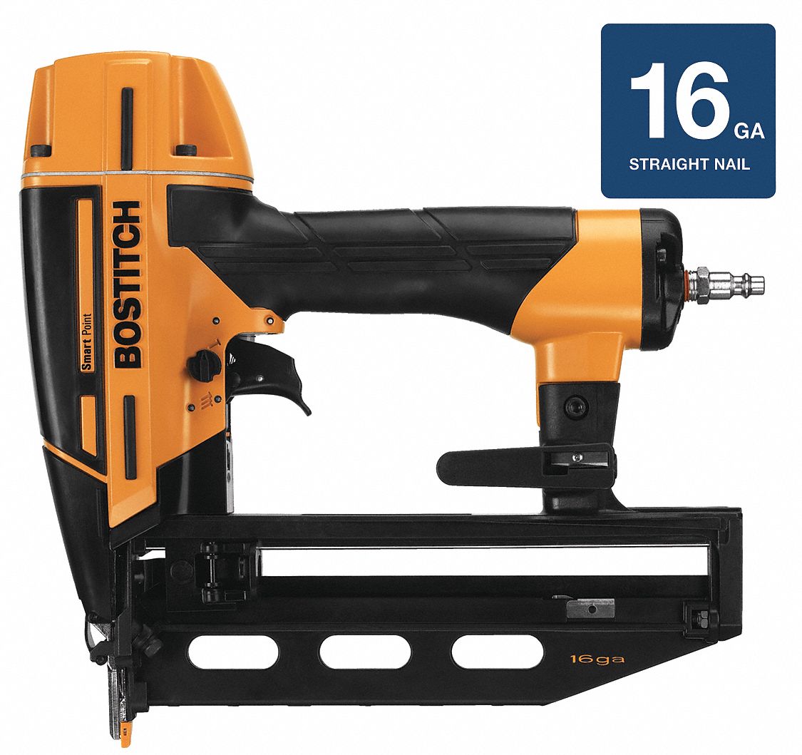 BOSTITCH Air Powered, Nail Gun, Combination Firing Mode, 70 psi 3FWY2BTFP71917 Grainger