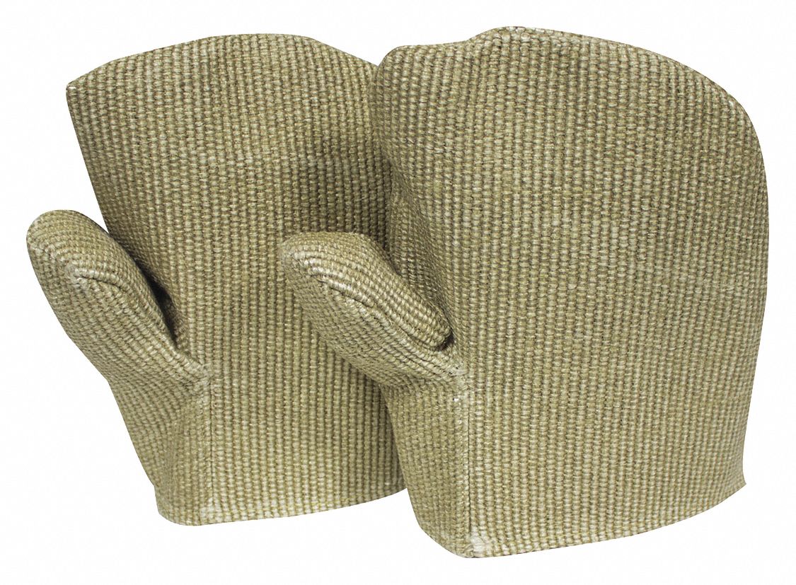 NATIONAL SAFETY APPAREL Thermal Mittens, Brown, ZetexPlus, PR 3GAF1