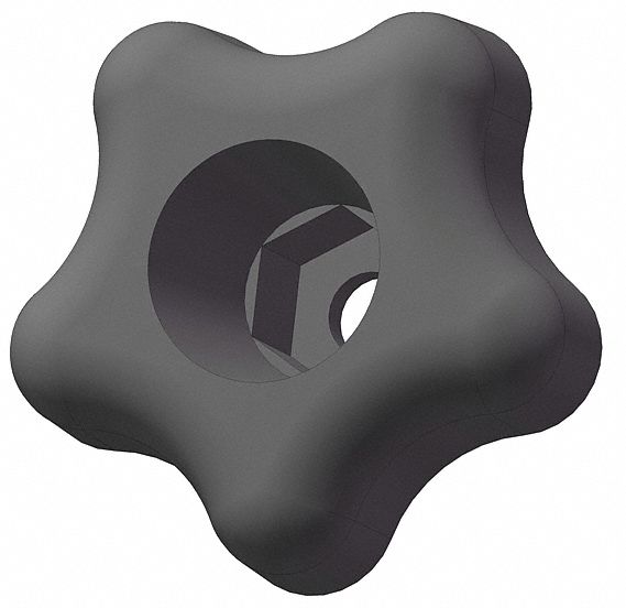Snap Lock Star Knob,1 3/8 In,Thru,M6 GNH4HEX5S2 eBay