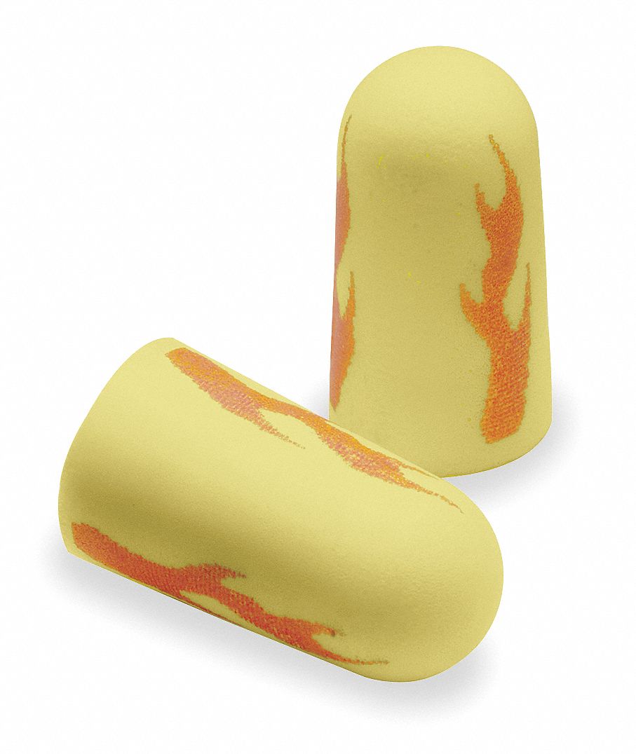 3M Ear Plugs Bullet, 33 dB NRR, Gen Purpose, Uncorded, Disposable