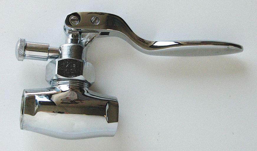 SPEAKMAN Self Closing Valve, Brass, For Use With Eyewash