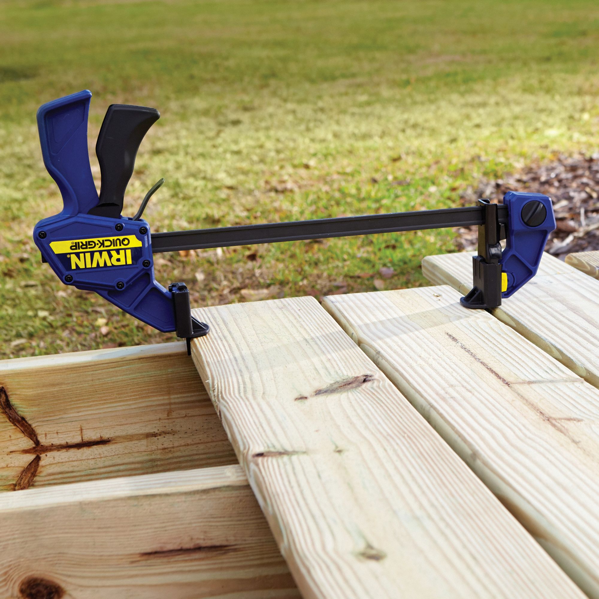 IRWIN QUICKGRIP 12 (In.) Capacity Bar Clamp/Spreader 7 to 19 3/8 (In