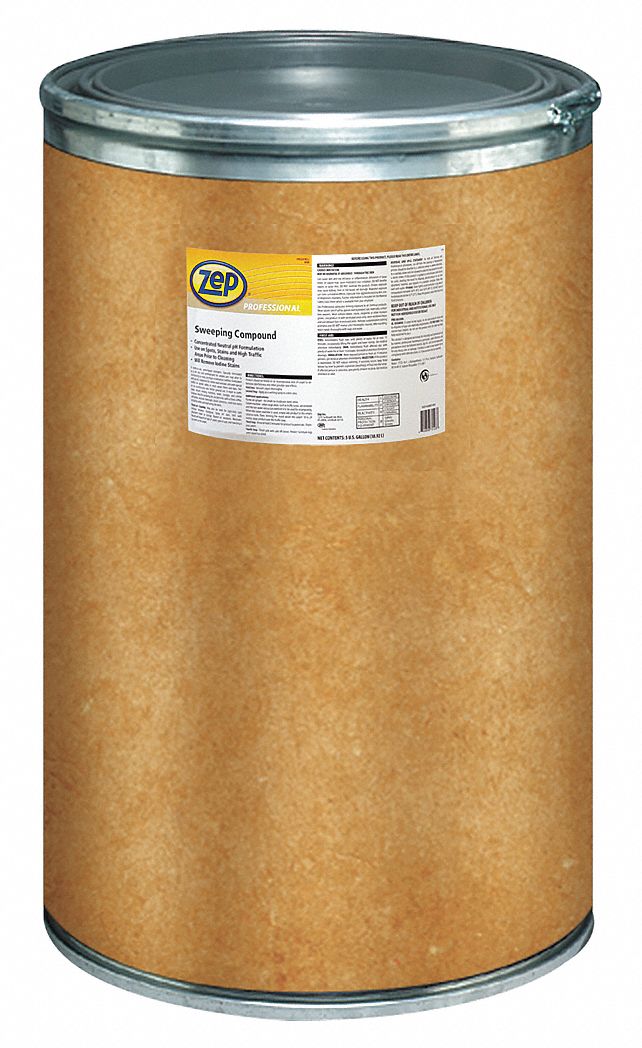 ZEP PROFESSIONAL Sweeping Compound, Paraffin Oil, Red 3HUP81041751