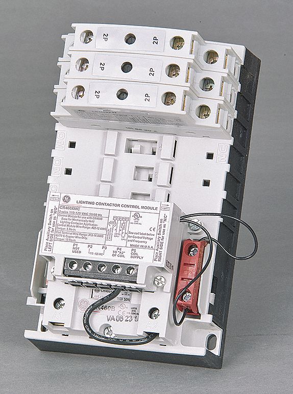 GE, 6 Poles, 120V AC, Lighting Contactor 3HYF1CR463M60CJA