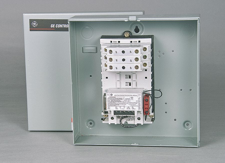 GE, 6 Poles, 120V AC, Lighting Contactor 3HYF2