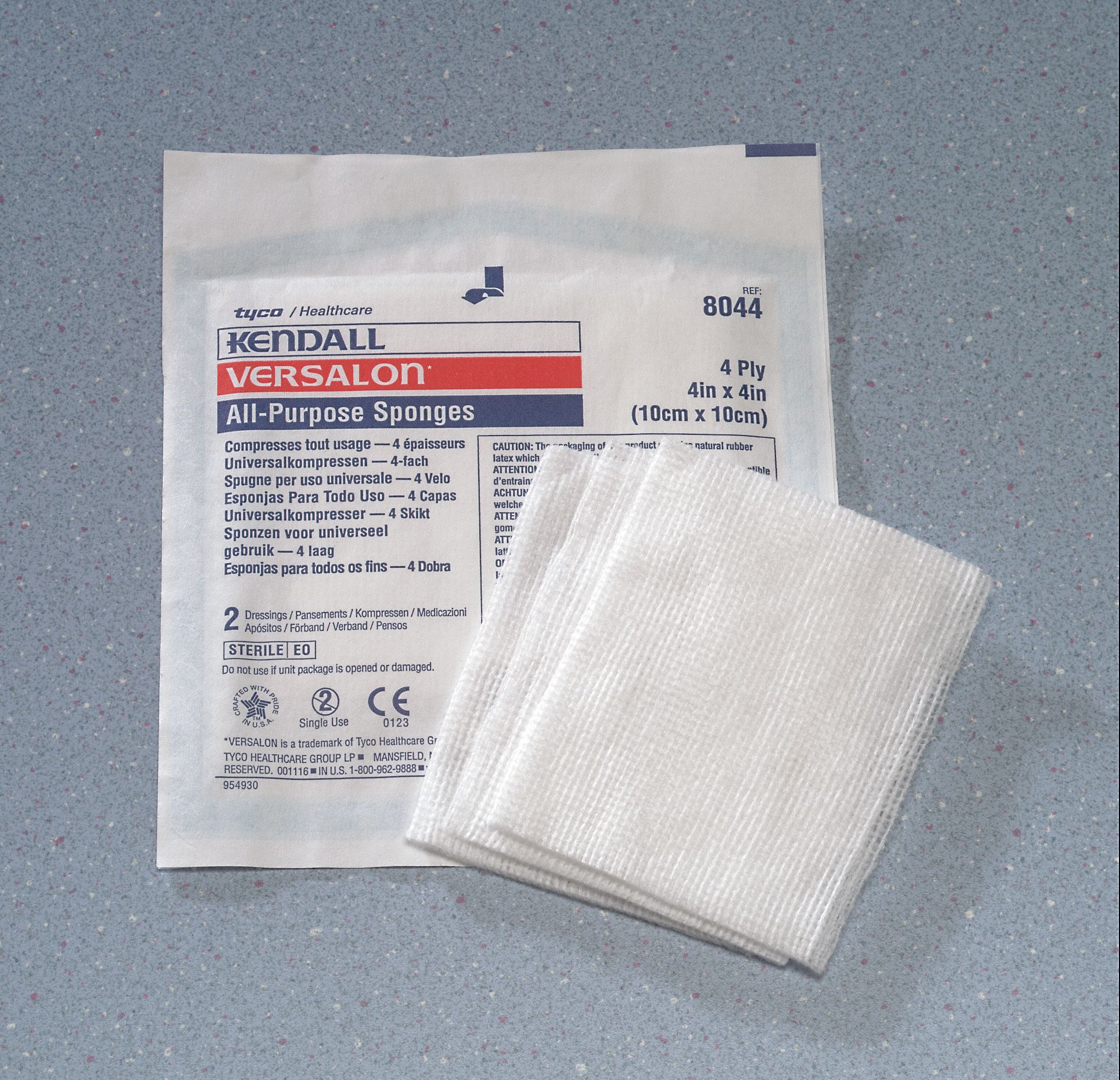 Kendall Sponge, Bulk, NonSterile, Gauze, USP Type VII Gauze