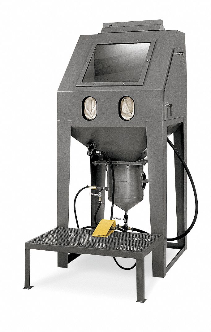 ECONOLINE PressureFeed Abrasive Blast Work Dimensions 35 in