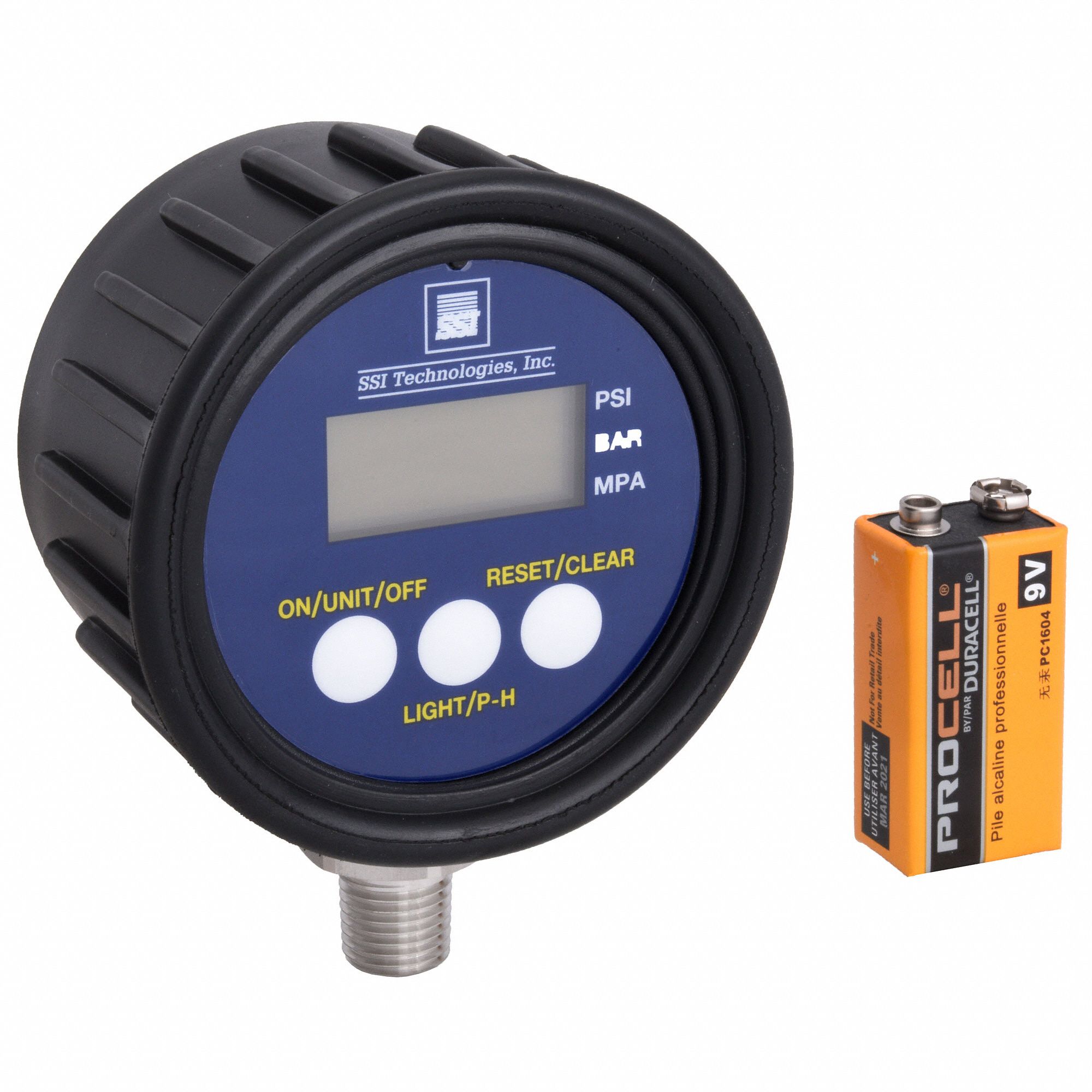 Digital Pressure Gauge SEG10002 Dial Tension Gauge with Double Pointer 1000g Tensiometer Force
