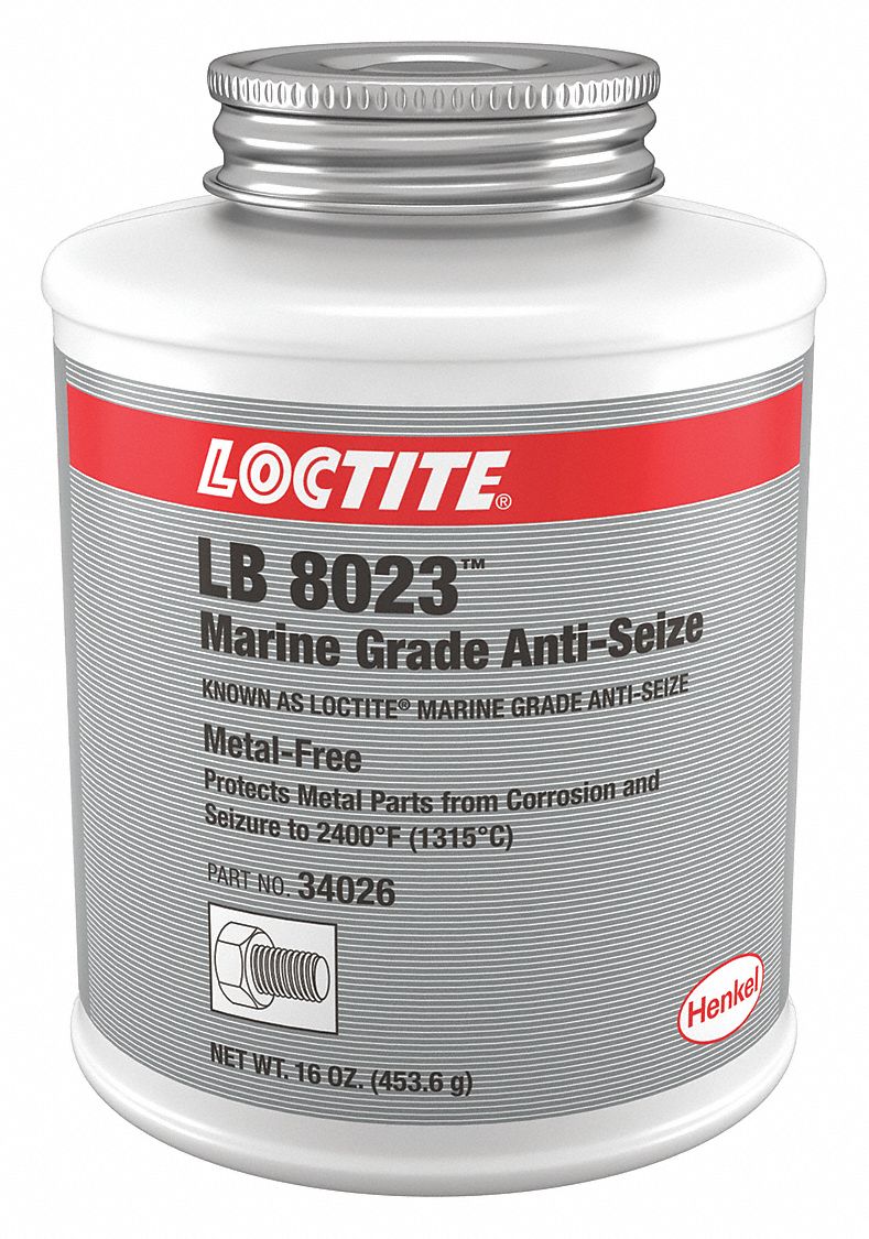 LOCTITE Marine Grade AntiSeize, 16 oz, BrushTop Can, NonMetallic
