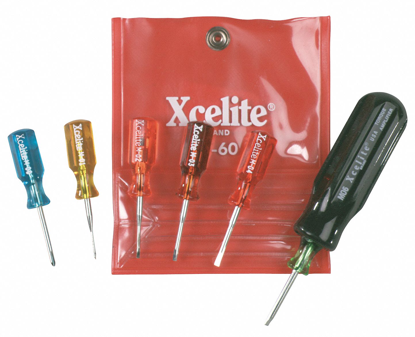 XCELITE, Jewelers Screwdriver Set 3KGU4M60N Grainger