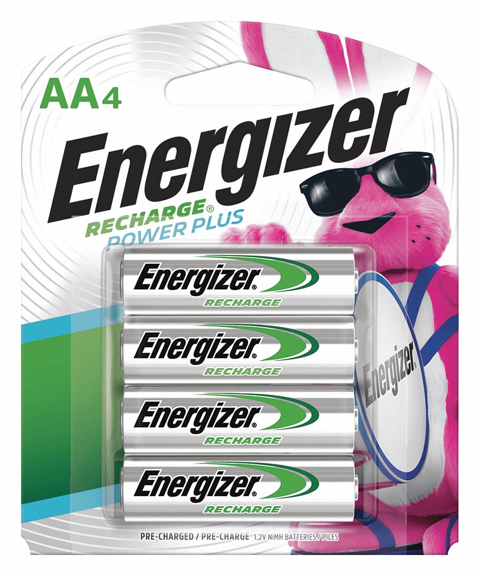 ENERGIZER AA Rechargeable Battery, NickelMetal Hydride, 1.2V DC, 2,300